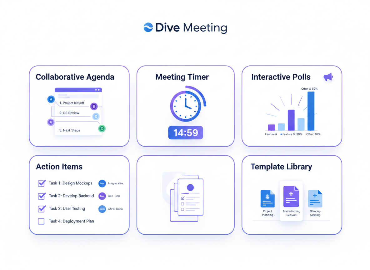 How Dive Meeting Works: Key Features That Save Time and Boost Engagement!