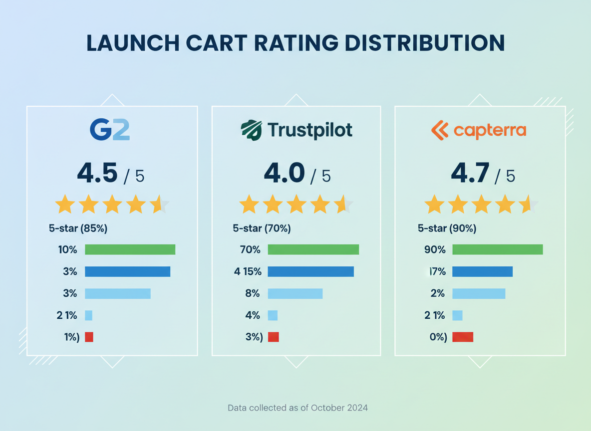 Launch Cart Overall User Ratings: The Numbers Don't Lie!