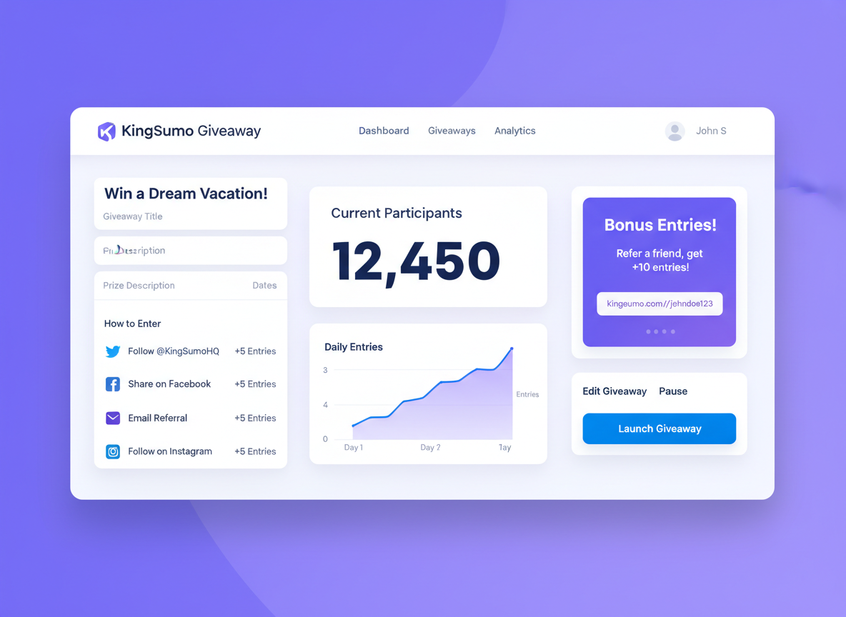 KingSumo Core Features That Maximize Your Giveaway Success!