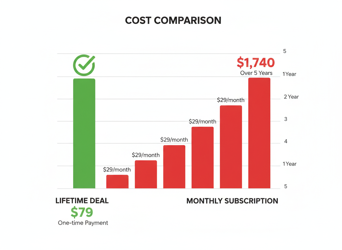 Lifetime Deals vs Monthly Subscriptions: The ROI Breakdown You Need to See!