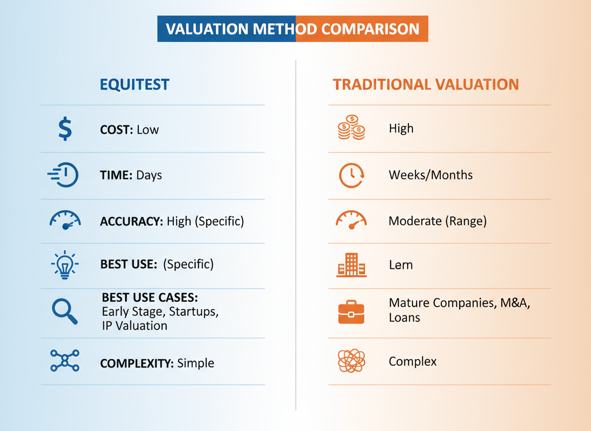 Equitest vs Traditional Business Valuation: The Ultimate Comparison!