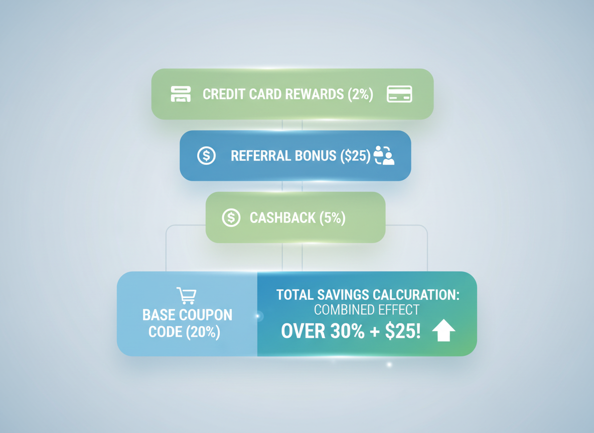 STACK Your Savings: Combining Coupons, Cashback & Referral Bonuses!