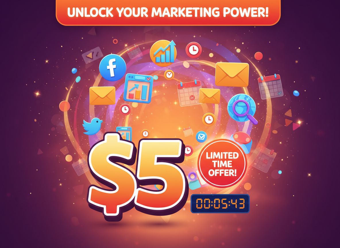 How 5 Dollar Friday Brings You Even Better Value on Marketing Tools!