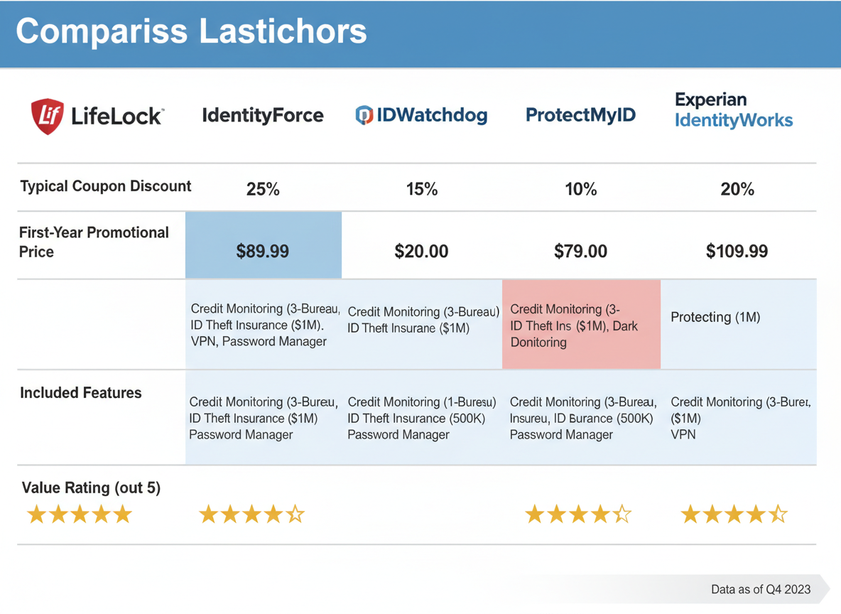 LifeLock vs Competitors: Who Has the BETTER Coupon Deals?
