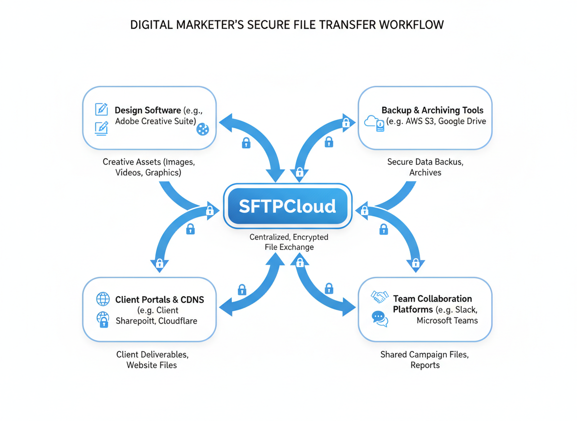 Why Digital Marketers Love SFTPCloud: Perfect for Your Marketing Workflow!
