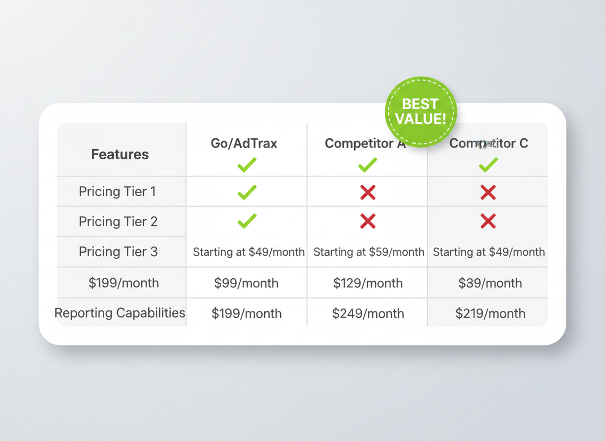 How Go/AdTrax Compares to Other Ad Tracking Solutions!