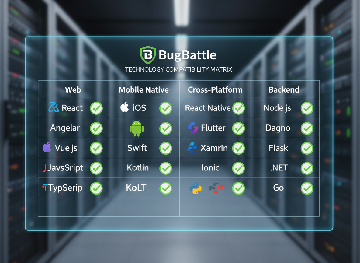 Supported Platforms & Frameworks: Build on Any Tech Stack!